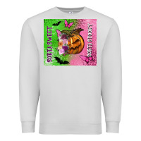 Dove Grey Sorta sweet sorta spooky Premium Sweatshirt - NancyCooperArtShop