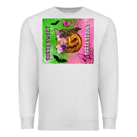 Oatmeal Heather Sorta sweet sorta spooky Premium Sweatshirt - NancyCooperArtShop