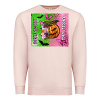 Pale Pink Sorta sweet sorta spooky Premium Sweatshirt - NancyCooperArtShop
