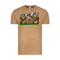 Vintage Camel Western Mom With Spotted Pig And Baby Pig Vintage Tee - LillyAllenDesigns