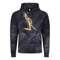 Cloud Black baby kangaroo Vintage Hoodie - LillyAllenDesigns