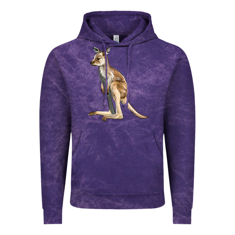 Baby Kangaroo Vintage Hoodie by LillyAllenDesigns | Teevron