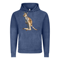 Vintage Denim baby kangaroo Vintage Hoodie - LillyAllenDesigns