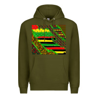 Army Green juneteetnh brush Premium Hoodie - TumblerDesignByShophia