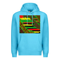 Ocean Blue juneteetnh brush Premium Hoodie - TumblerDesignByShophia