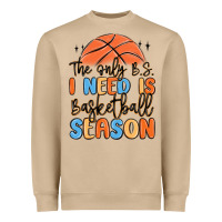 Mushroom the only b.s. i need is basketball season Heavyweight Sweatshirt - MaliasSmallBusiness