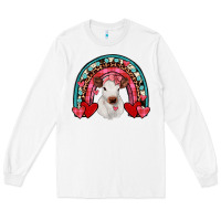 White valentines heifer rainbow Long Sleeve Tee - JahusDesignShop
