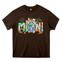 Chocolate Brown Easter Day mini Heavy Core Tee - Neo Western