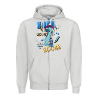 Dove Grey rock your Zipper Hoodie - Artiststas