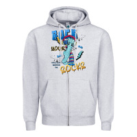 Heather Grey rock your Zipper Hoodie - Artiststas