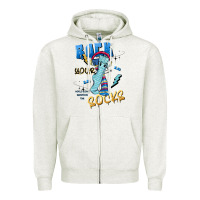 Oatmeal Heather rock your Zipper Hoodie - Artiststas