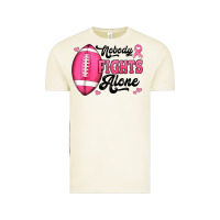 Vintage Arctic nobody fights alone pink football breast cancer awareness Vintage Tee - Jasminsmagicworld
