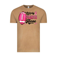 Vintage Camel nobody fights alone pink football breast cancer awareness Vintage Tee - Jasminsmagicworld