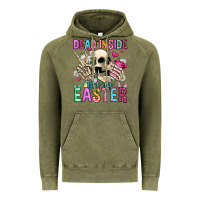 Vintage Olive dead inside but it's easter Vintage Hoodie - Jasminsmagicworld