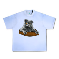 Grape Ice Scottish Fold Urban Heavy Tee - LillyAllenDesigns