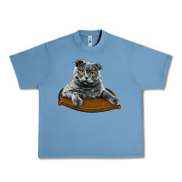 Pebble Blue Scottish Fold Urban Heavy Tee - LillyAllenDesigns