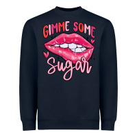 Navy gimme some sugar Heavyweight Sweatshirt - MaliasSmallBusiness