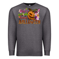 Charcoal Heather Just a girl who loves Halloween Premium Sweatshirt - NancyCooperArtShop