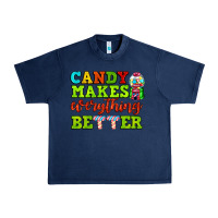 Navy candy makes everything better Urban Heavy Tee - AdoDesignShop