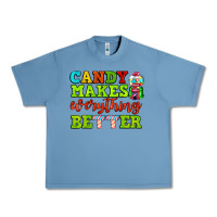 Pebble Blue candy makes everything better Urban Heavy Tee - AdoDesignShop