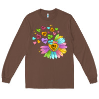 Chestnut sunflower love hugs Long Sleeve Tee - MaliasSmallBusiness