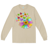 Mushroom sunflower love hugs Long Sleeve Tee - MaliasSmallBusiness
