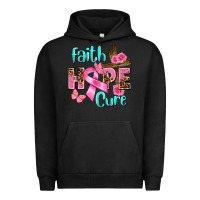 Pigment Black Faith hope cure Breast Cancer Urban Hoodie - FaDigitalArtStudio