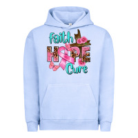 Pigment Grape Ice Faith hope cure Breast Cancer Urban Hoodie - FaDigitalArtStudio