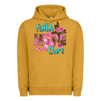 Pigment Peanut Butter Faith hope cure Breast Cancer Urban Hoodie - FaDigitalArtStudio