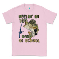 Bubblegum Pink reelin' in 100 days of school Classic Tee - MaliasSmallBusiness