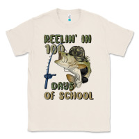 Natural reelin' in 100 days of school Classic Tee - MaliasSmallBusiness