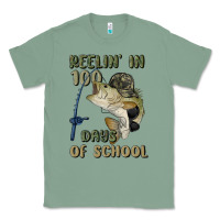 Sage reelin' in 100 days of school Classic Tee - MaliasSmallBusiness
