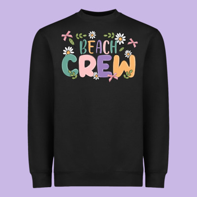 Beach Crew Heavyweight Sweatshirt Designed By Maliassmallbusiness