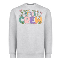 Heather Grey beach crew Heavyweight Sweatshirt - MaliasSmallBusiness
