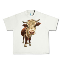 Pistachio Hereford Heifer Urban Heavy Tee - LillyAllenDesigns