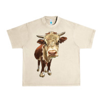 Sandshell Hereford Heifer Urban Heavy Tee - LillyAllenDesigns