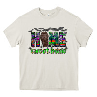 Cream home sweet home Heavy Core Tee - CowhideDigitalArt