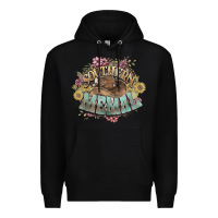 Black Southern Memal western flowers Premium Hoodie - HowdyJamesFarm