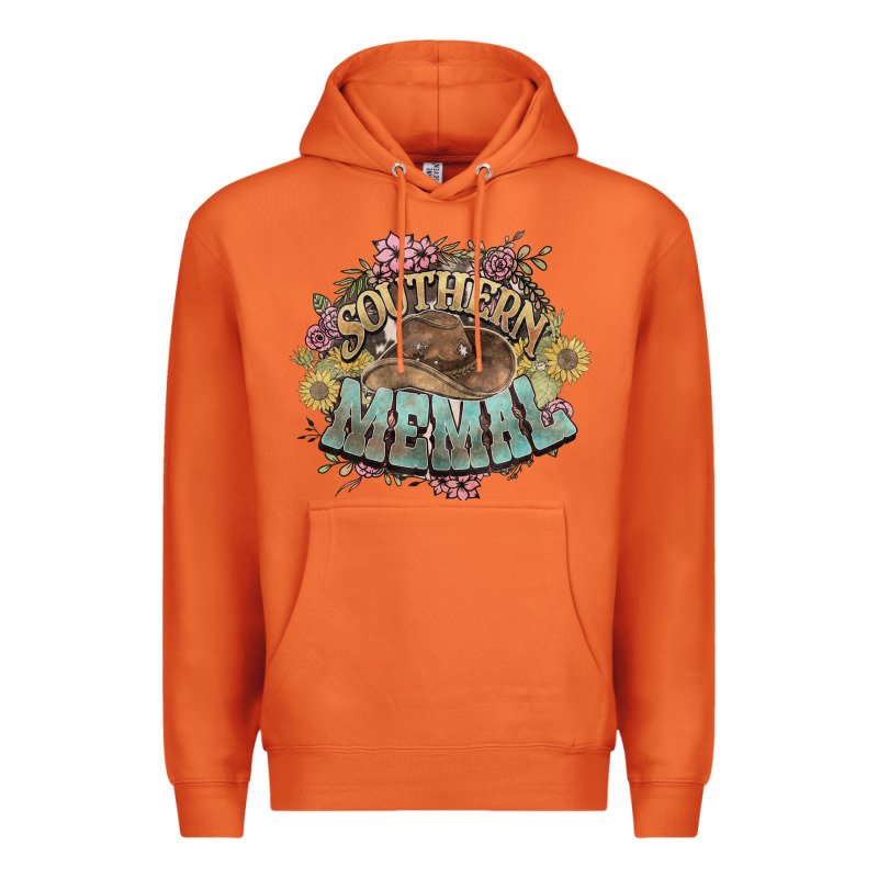 Southern Memal Western Flowers Premium Hoodie by HowdyJamesFarm | Teevron
