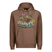 Chestnut Southern Memal western flowers Premium Hoodie - HowdyJamesFarm
