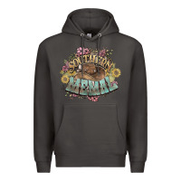 Smoke Southern Memal western flowers Premium Hoodie - HowdyJamesFarm