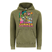 Vintage Olive sweet summer skeleton Vintage Hoodie - Jasminsmagicworld