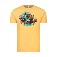 Cowhide Leopard Turquoise Patch Vintage Tee | Teevron