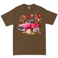 Cacao valentine's day truck farm animals Premium Tee - FaDigitalArtStudio