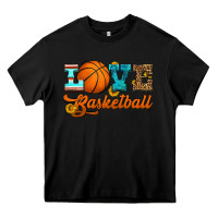 Black love basketball Heavy Core Tee - HRA Design Shop