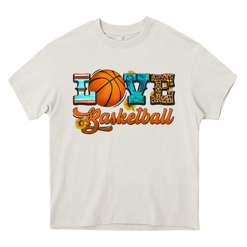 Love Basketball Heavy Core Tee by HRA Design Shop | Teevron