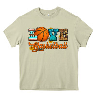 Mossy love basketball Heavy Core Tee - HRA Design Shop