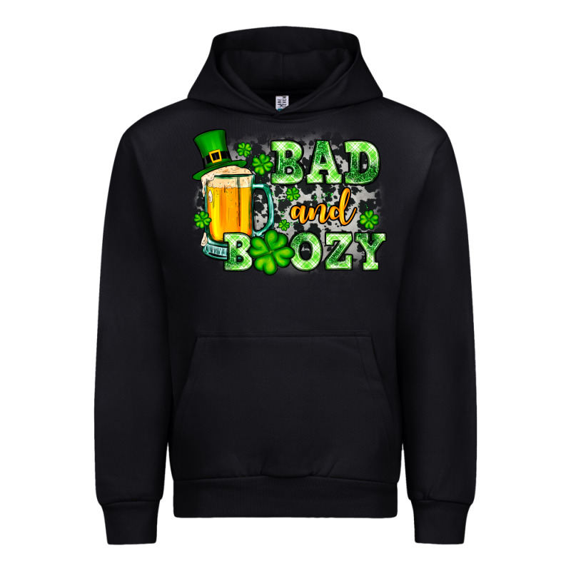 St. Patrick's Bad And Boozy Urban Hoodie by OliviaCreatesArt | Teevron