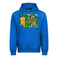 Cobalt St. Patrick's Bad and boozy Urban Hoodie - OliviaCreatesArt