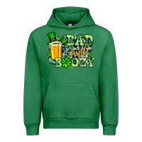 Emerald St. Patrick's Bad and boozy Urban Hoodie - OliviaCreatesArt
